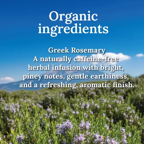 Vista 3 de My Land Hojas de romero secas orgánicas, hojas sueltas griegas, 1.76 oz (50 g) USDA Orgánico de Mt. Olympus, Grecia; romero mediterráneo de hoja