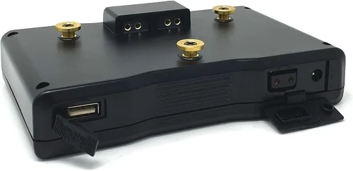 Vista 3 de Wasabi Power Batería de montaje dorado (95 Wh, 14.4 V, 6600 mAh) Batería recargable de iones de litio para videocámara de difusión, compatible