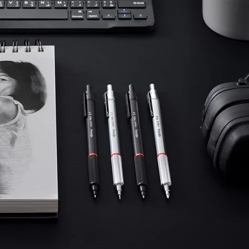 Vista 5 de rOtring Rapid Pro – Lápiz mecánico, 2.0 mm, color negro