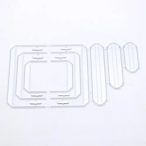Vista 2 de KSCRAFT Plantillas de troqueles de corte de metal para manualidades, álbumes de recortes, decoración en relieve, tarjeta de papel DIY