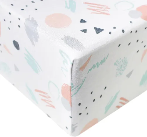 Vista 70 de Copper Pearl: Sábanas de punto prémium para cuna de bebé para niños y niñas, transpirables y suaves, sábanas ajustables para colchones estándar