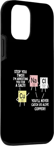 Vista 3 de Carcasa gráfica para iPhone 12 mini Chemistry Lover A Salt Science Teacher Student