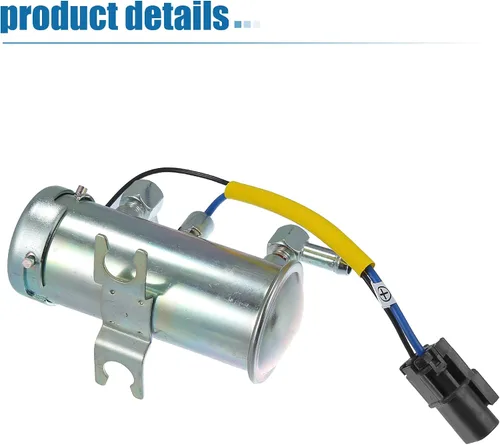 Vista 6 de X AUTOHAUX 1 Unidades 24V Universal Auto Bomba De Combustible Eléctrica Reemplazo Durable Tono Plata