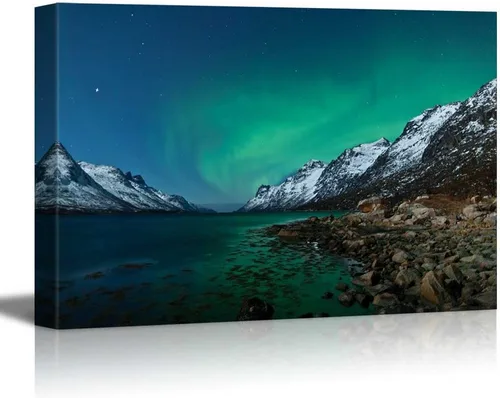 Vista 7 de Arte de pared de vaquero con silueta de lazo en una ciudad pequeña al atardecer paisaje occidental americano, arte para pared, 16 x 24 pulgadas
