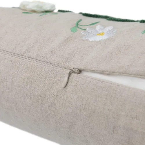 Vista 6 de KINGROSE Funda de almohada con diseño de abeja de miel, funda de cojín bordada para sofá, dormitorio, sofá, sala de estar, 14 x 24 pulgadas