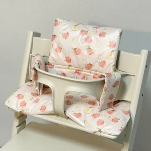 Vista 15 de Stokke Tripp Trapp - Juego de cojines impermeables y compatibles, fáciles de limpiar, hechos de tela de Corea, 100% algodón, juego de cojines