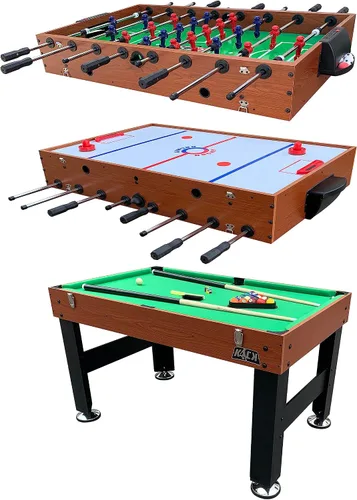 Vista 2 de KICK Trilogy - Mesa de juego múltiple 3 en 1 de 55 pulgadas