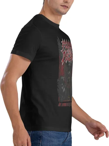 Vista 5 de Morbid Angel T Shirt Men's Summer Round Neck Trend Fashion Short Sleeve T Shirt Sports Fitness Cotton Shirt Tops