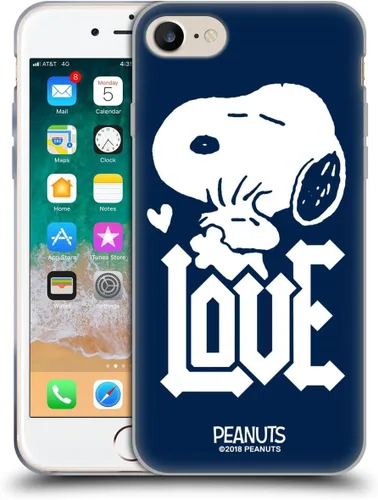 Vista 122 de Head Case Designs Funda de gel con licencia oficial de Peanuts Charlie Brown Good Grief Rock Tees [protección de grado militar] compatible con Apple