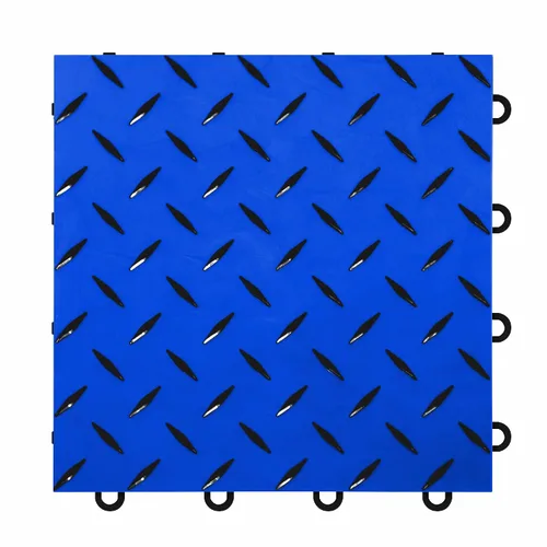 Vista 14 de Baldosas de piso entrelazadas Nitro Pro de 5/8" de grosor de FlooringInc, baldosas de piso de garaje para un garaje, taller, cobertizo o remolque