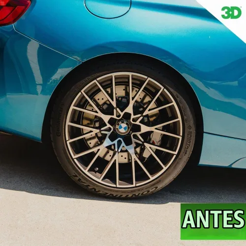 Vista 6 de 3D Magic Blue - Spray de brillo para neumáticos, resistente al agua, de alto brillo, protección de larga duración, fórmula sin eslingas, sin correr