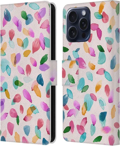 Vista 196 de Head Case Designs Officially Licensed Ninola Ditsy Flowers Yellow Nature Bold Leather Wallet Case Compatible with Samsung Galaxy A07 4G