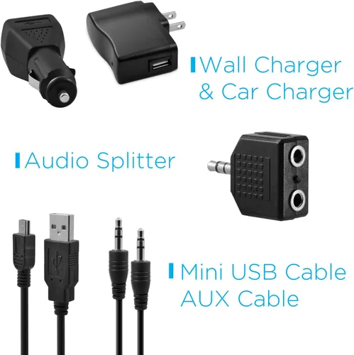 Vista 4 de Ematic EP205 Kit de accesorios para tabletas y iPad con altavoz Bluetooth