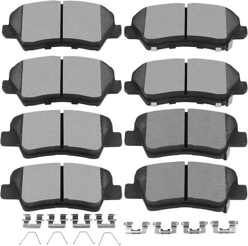 Vista 25 de D373 D374 SCITOO - Juego de pastillas de freno de disco para Honda Civic 1988-1989