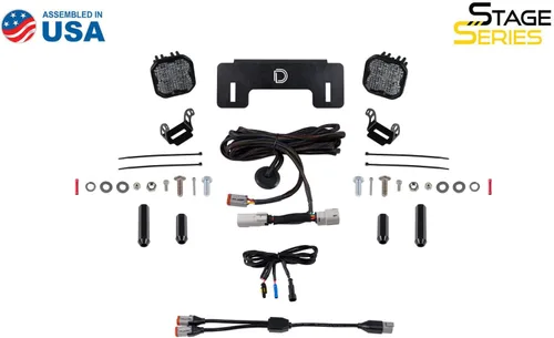 Vista 7 de Diode Dynamics Kit de luces de marcha atrás de la serie Stage compatible con Ford Bronco 2021-2025, SSC1 Pro