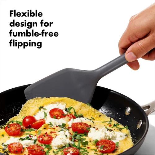 Vista 6 de OXO Good Grips Set de utensilios de cocina, 3 piezas de silicona