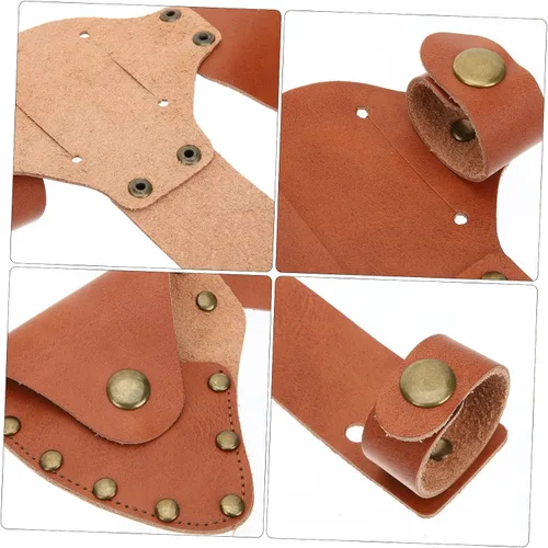 Vista 7 de DOITOOL Cubierta de la cabeza Cubierta de protección de la cuchilla para Universal Hacha Funda protectora Caso portátil