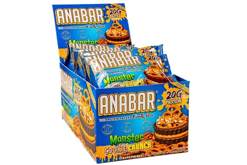 Vista 4 de Anabar Barra de proteínas, la barra de caramelo llena de proteínas, barra de proteínas de sabor increíble, sin alcoholes de azúcar, alta