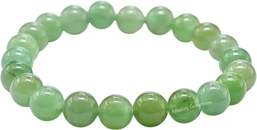 Vista 117 de Amazing Gemstone Crystal Bracelet for Women Men's Gifts - Protection Healing Crystal Bracelet - 8mm Gemstone Beaded Stretchable Bracelet Pulseras