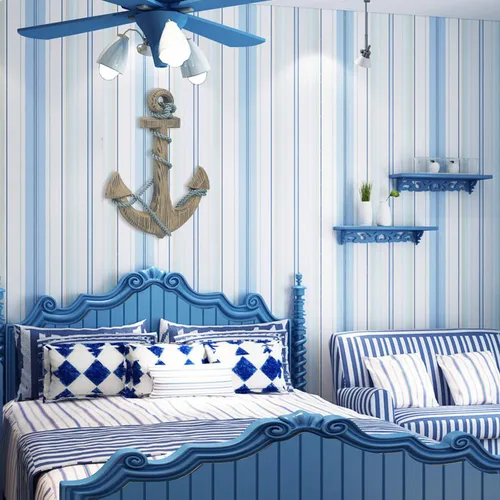 Vista 4 de Asense Decoración de pared de ancla de madera grande de 24 pulgadas, arte de pared náutico rústico hecho a mano con cuerda, decoración temática