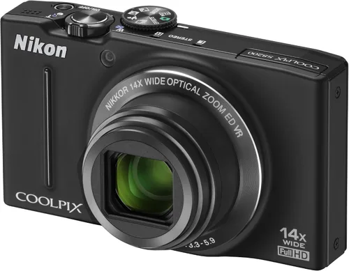 Vista 2 de Nikon Coolpix S8200 - Cámara digital (16 megapíxeles), color negro