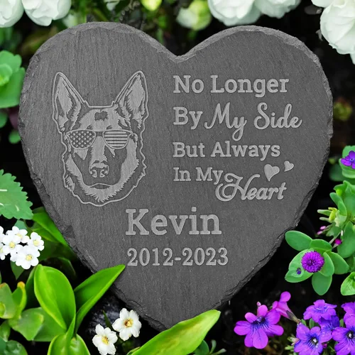 Vista 31 de Piedra conmemorativa de Akita Inu, regalos conmemorativos de Akita Inu, regalos para la pérdida de Akita Inu, en memoria de Akita Inu, regalos