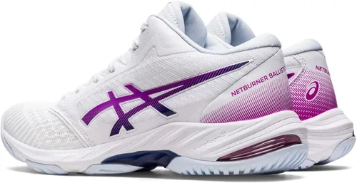 Vista 3 de ASICS Netburner Ballistic FlyteFoam Mid Top 3 - Zapatos de voleibol para mujer