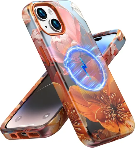 Vista 33 de Magsafe - Funda protectora para iPhone 13/14, a prueba de golpes, a prueba de caídas, funda inalámbrica para parachoques, protección híbrida