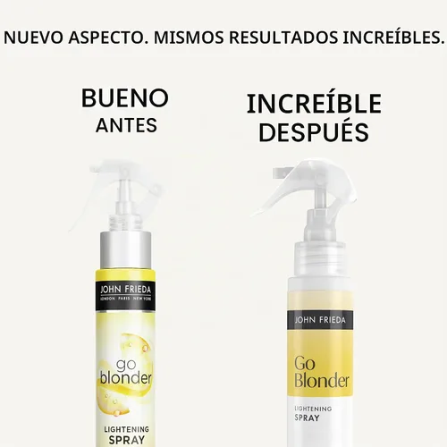 Vista 2 de John Frieda Go Blonder - Spray aclarador para cabello rubio, 3.5 onzas líquidas, paquete de 2