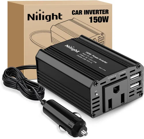 Vista 12 de Nilight Enchufe divisor para encendedor de cigarrillos de automóvil, división de 2 vías, 1 puerto a 2 puertos de corriente continua, adaptador