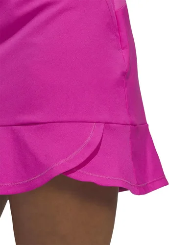 Vista 4 de adidas Falda pantalón con volantes para mujer, fucsia Lucid, talla L, Fucsia lúcido