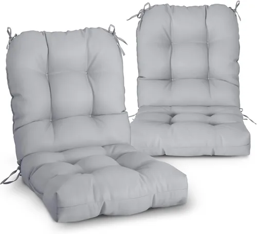 Vista 27 de EAGLE PEAK Cojín Acolchado para Silla de Exterior/Interior para Asiento/Respaldo, Juego de 1, 42'' x 21'', Azul Claro