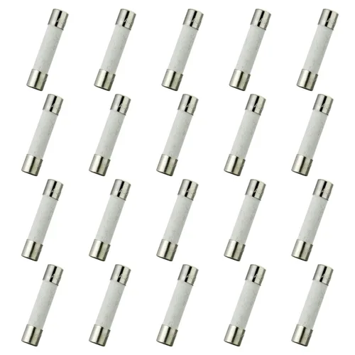 Vista 5 de T1AL250V 20 fusibles de tubo de cerámica de soplado lento de 0.236x1.181 in 0.24 x 1.18 pulgadas 1A 250V