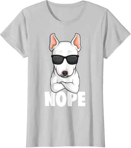 Vista 19 de Camiseta de perro Bull Terrier para niños y mujeres, Negro