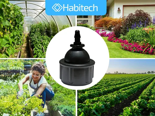 Vista 8 de Paquete de 3 tubos de riego por goteo de 1/4 de pulgada a grifo/adaptador de manguera de jardín, accesorios de conector para tubos de 1/4 pulgadas x