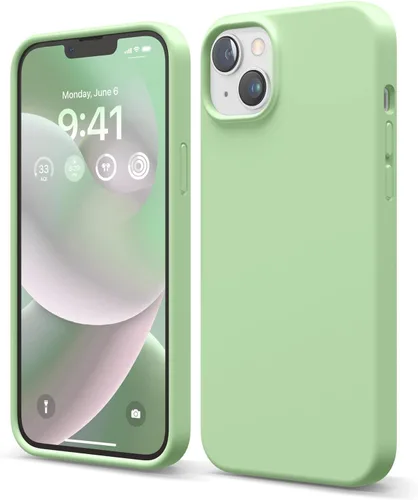 Vista 10 de elago Funda compatible con iPhone 14 Plus, de silicona líquida, funda protectora de cuerpo completo, a prueba de golpes, diseño delgado, forro