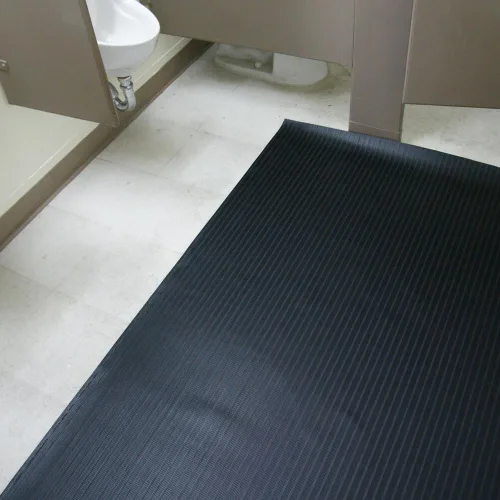 Vista 10 de Rubber-Cal Alfombrillas de goma corrugada de costillas compuestas, rollo de 1/8 pulgadas de grosor x 3 pies x 1 pie