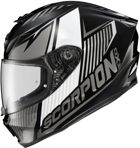 Vista 12 de ScorpionEXO R330 - Casco de motocicleta de cara completa con Pinlock Ready Shield Bluetooth con bolsillos para altavoces DOT ECE aprobado Bendr