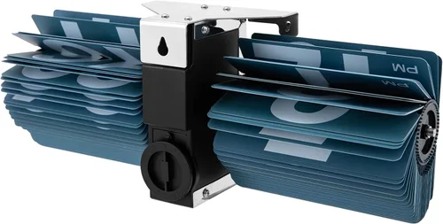 Vista 6 de Reloj con tapa de alta precisión, estilo retro, reloj de estante de escritorio, mecánico clásico, pantalla digital, reloj de pared alimentado por