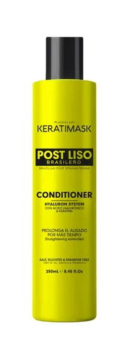 Vista 3 de PLACENTA LIFE KERATIMASK - Kit de poste alisador brasileño (champú (8.5 fl oz) + acondicionador (8.5 fl oz) + protector de calor. Haz que tu alisado