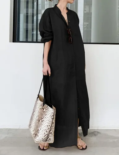 Vista 3 de Bsubseach Women Long Button Down Maxi Shirt Dresses Swimsuit Cover Up Bikini Coverup