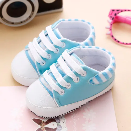 Vista 3 de Krogubis - Zapatos deportivos para bebés y niñas pequeños, suela suave, antideslizantes, zapatos de tenis para correr (0-18 meses)