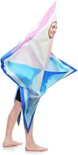 Vista 3 de Anime Cartoon Costume Halloween Stage Show Cosplay Four-Pointed Cloak Star Cosplay Outfit