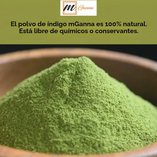 Vista 6 de Polvo índigo 100% natural 0.50 LBS 227 GMS para tinte y color para el cabello Cuidado del cabello