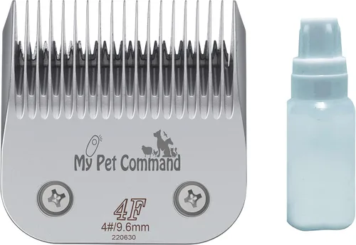 Vista 12 de My Pet Command MPC15DS - Cuchillas de repuesto con aceite lubricante para cortadora de mascotas inalámbrica #3F Replacement or Additional