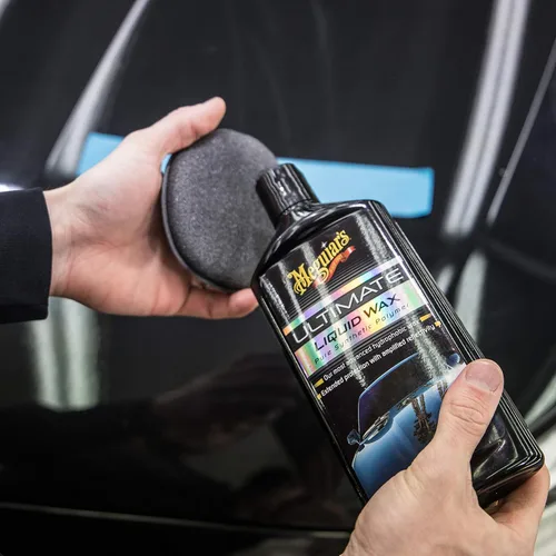 Vista 4 de Meguiar's, conjunto de cera y abrillantador con paño de microfibra, almohadillas de espuma y compuesto