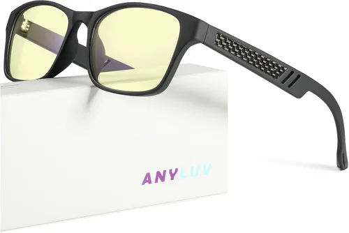 Vista 14 de ANYLUV Blue Light Glasses Men Women Computer Gaming Glasses Anti Eyestrain Lightweight Blue Light Blocking Glasses