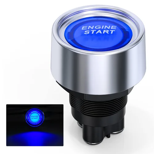 Vista 10 de Nilight - Interruptor de 3 palancas, panel basculante de 12 V con luz LED y cubierta abatible, placa de interruptor de encendido/apagado de alta