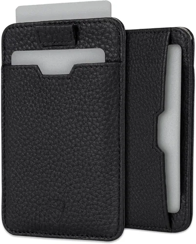 Vista 37 de Vaultskin CHELSEA - Cartera de piel delgada con bloqueo RFID para hombre, tarjetero minimalista con bolsillo frontal
