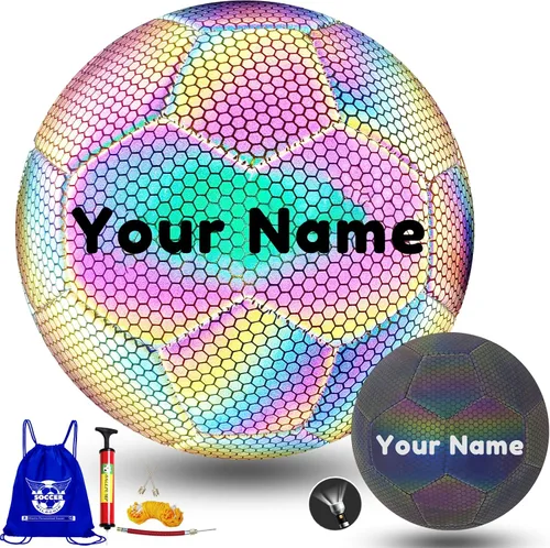 Vista 10 de Balón de fútbol personalizado tamaño 3/4/5, regalo de pelota de fútbol personalizada con nombre o texto para entrenador, hijo, hija, papá, mamá